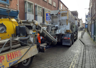 Gills Mix Concrete delivering concrete for Dudley Council